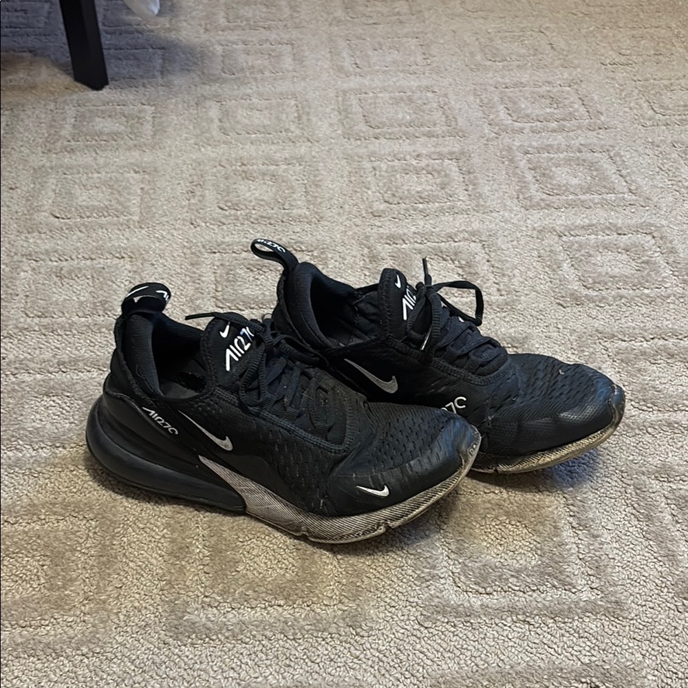 Nike Black and White 270 sneakers